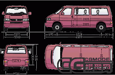 汽车的三视图_书籍/资料_cg模型网