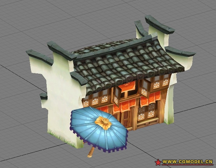 鹿鼎记 小店-古代场景-场景-lgcomic-cg模型网