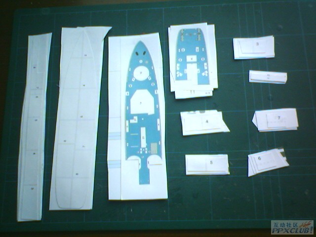 戰艦紙模型