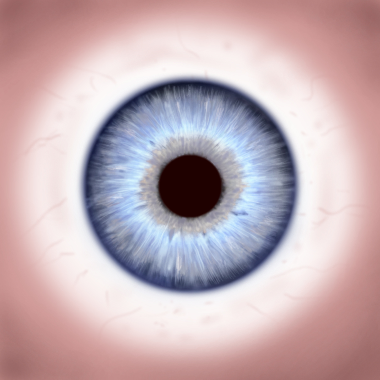 NEWCLAR-红眼睛血丝人像插图-欧莱凯设计网