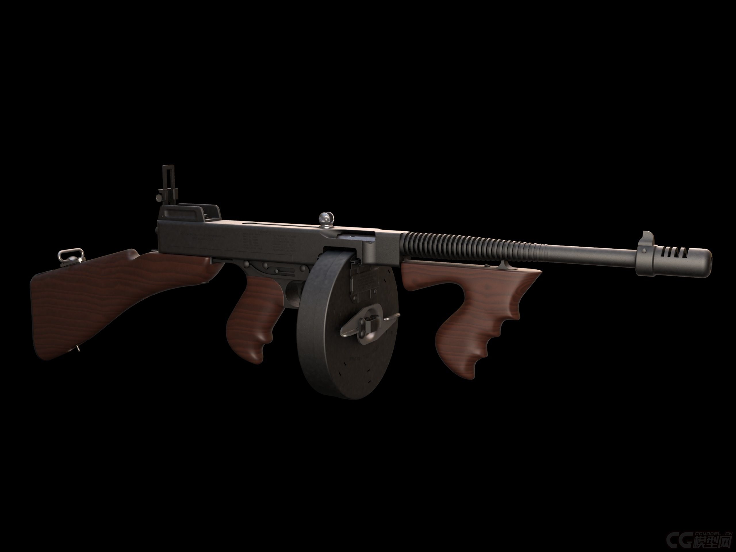 m1928 汤姆逊冲锋枪 工业级别 内结构