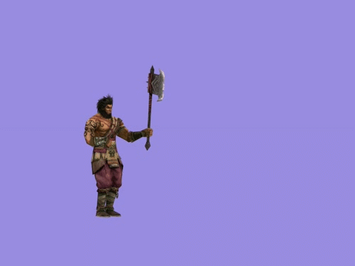 剑三j3模型08十二连环坞e16007刀斧手带动作具威武帖-