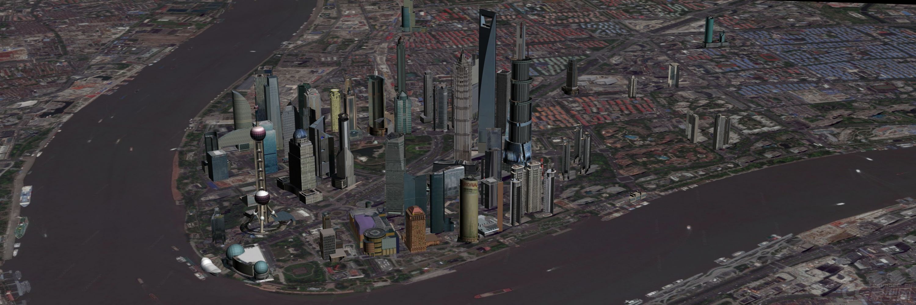 上海 城市配楼-cg模型网(cgmodel)-让设计更有价值!