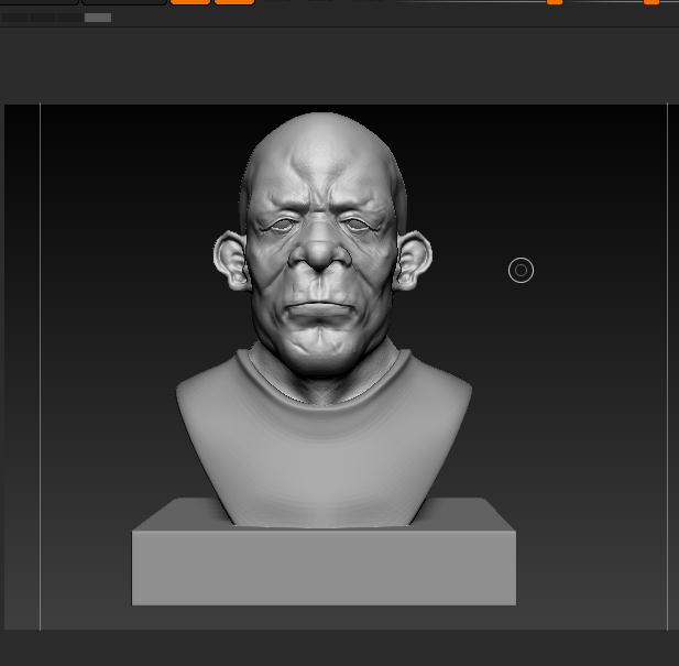 zbrush人头雕刻模型