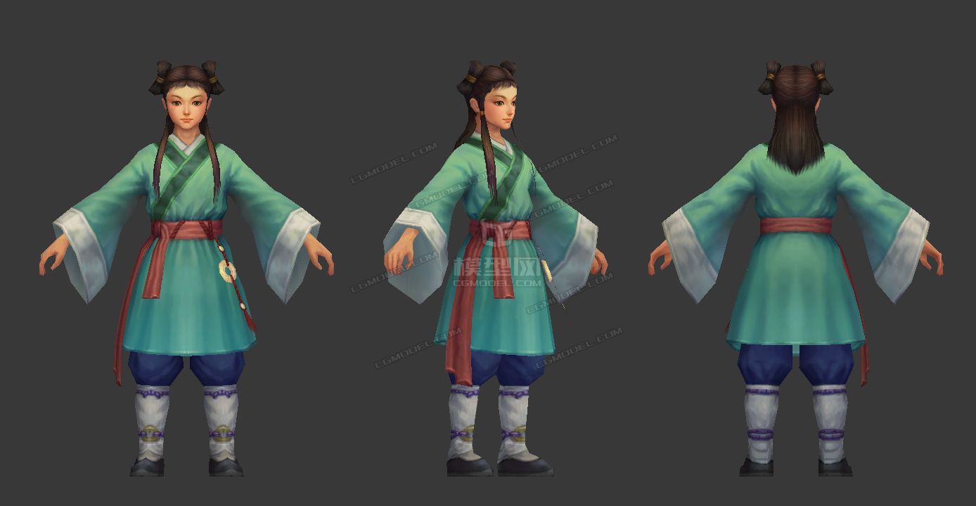 古代小书童 小男孩