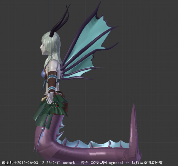 银焰蛟女 人首蛇身 怪物 类人 魔物 妖怪