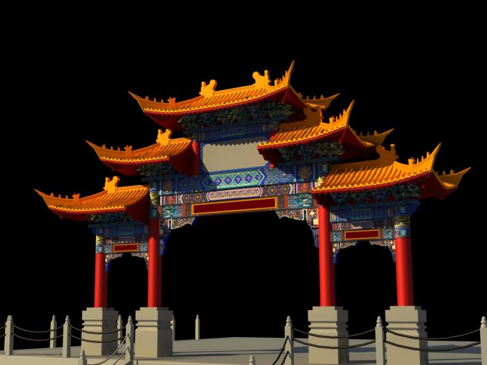 门楼,坊,四柱五楼,明清建筑,古建筑,南派古建