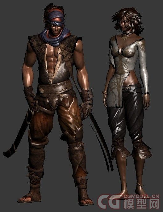 波斯王子4主角模型max-CG模型网(cgmodel)-专注CG模型