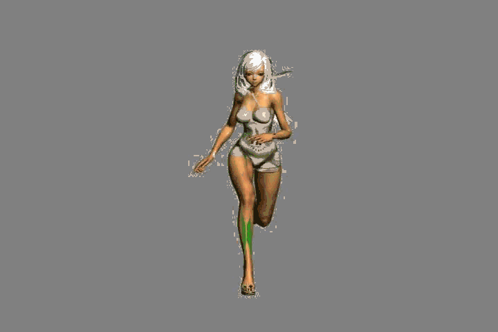 下载的模型加上跑步动作,-孩子-女-人物-注册用号-cg