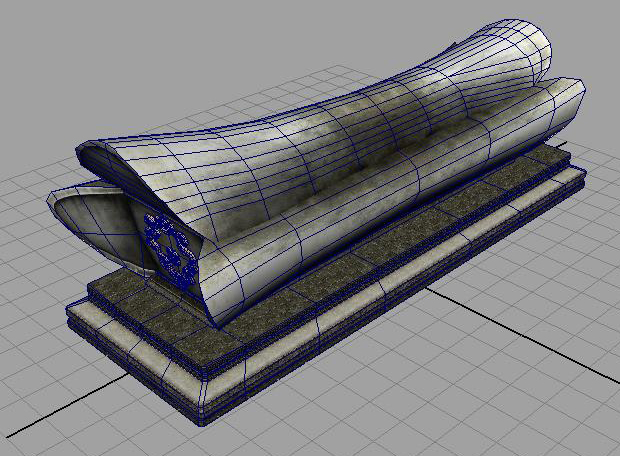 棺材模型_02598309作品_场景古代场景_cg模型网