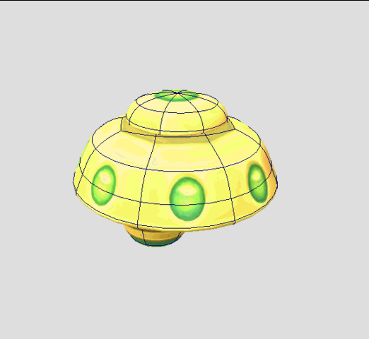 低面2.5d角色——五种ufo角色,外星球卡通异形,q版外星人,带动画
