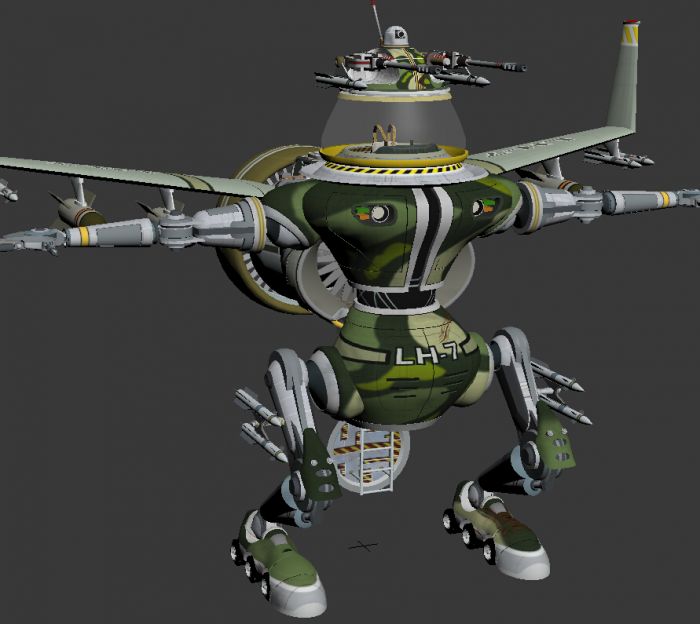 科幻系列—阿凡达一样的战斗机器人,控制室,起飞引擎