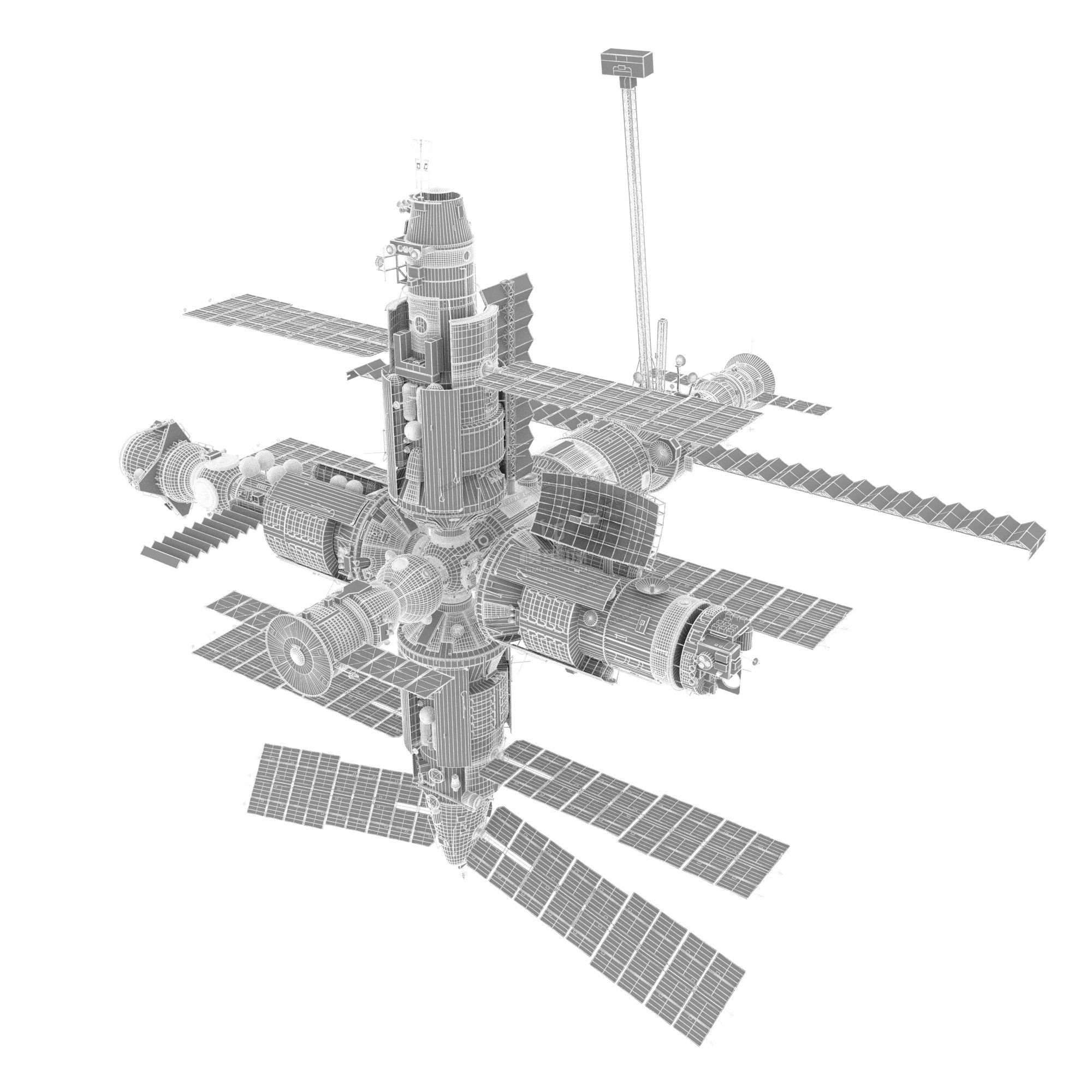 太空 空间站 太空中转站