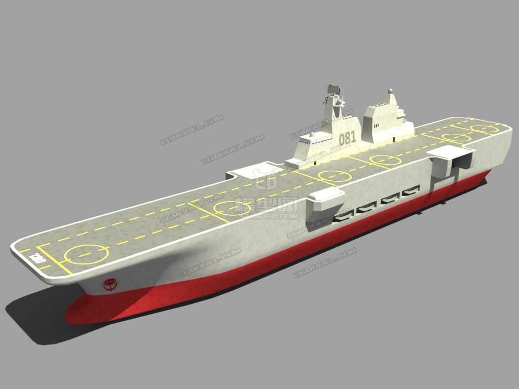 中国081型两栖攻击舰-CG模型网(cgmodel)-专