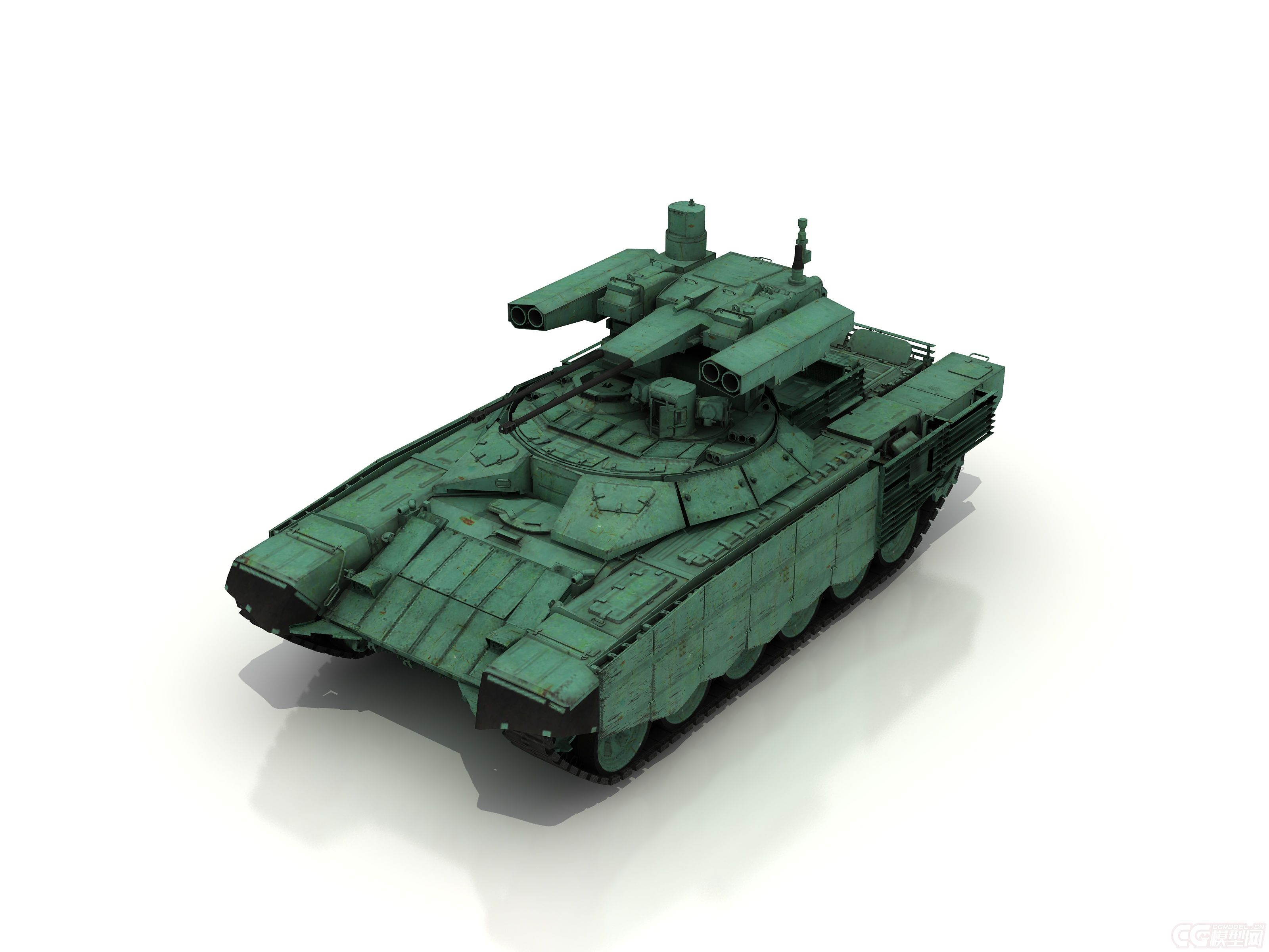 俄罗斯bmpt72坦克支援战车-冷兵器-武器-zhanglianda