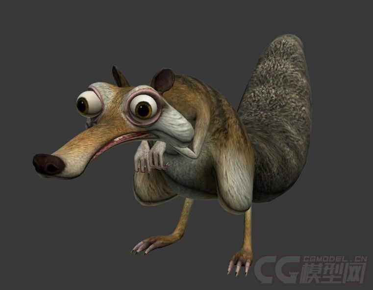 冰河世纪小松鼠电影动漫动物-CG模型网(cgmodel)-让设计更有价值!
