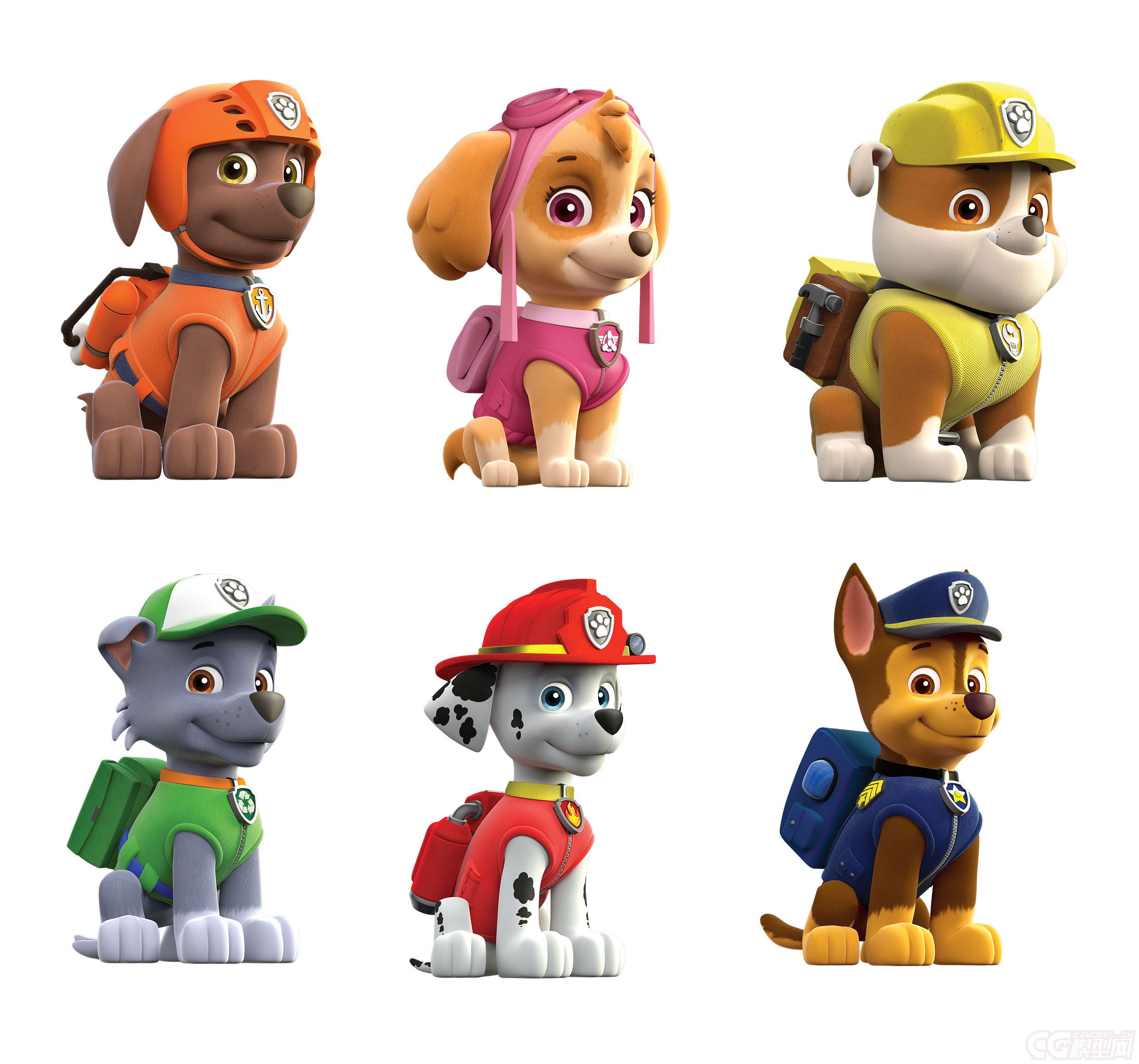 狗狗巡逻队-CG模型网(cgmodel)-专注CG模型