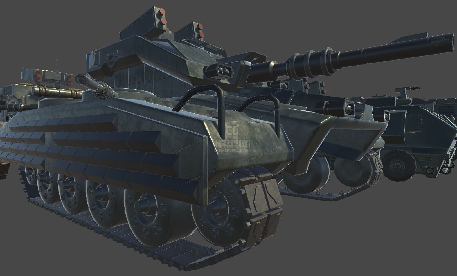 军事车辆 重型坦克 雷达车 吉普车 导弹车 科幻车辆 科幻坦克 未来车辆