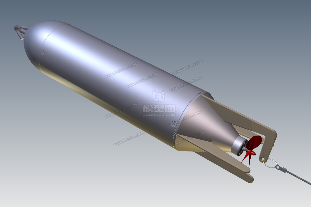 torpedo 鱼雷模型(含内部结构)图纸(igsstep格式)