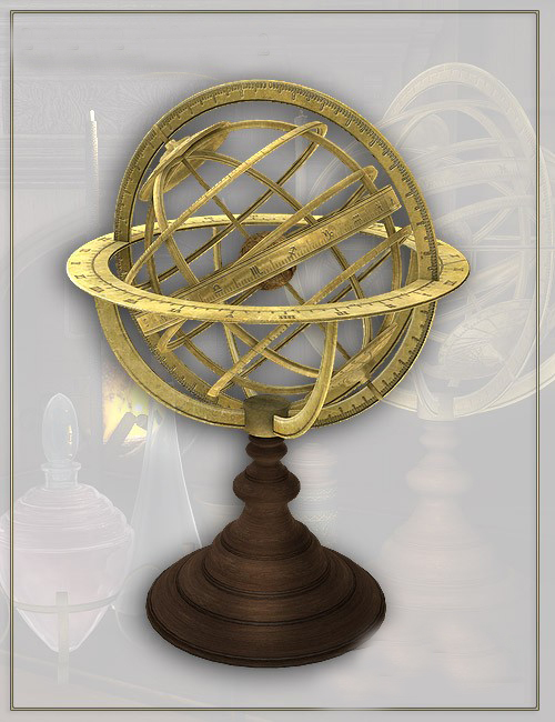 精美的中世纪魔法师工具系列2--伽利略式复古