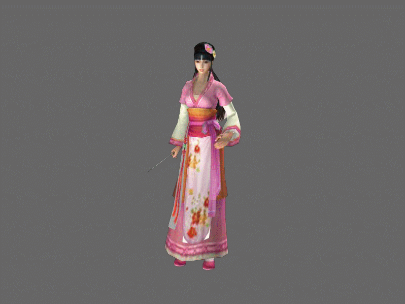古代持圆扇的年轻女子$30 299