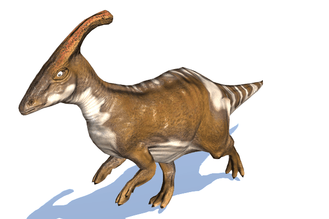 写实恐龙——副栉龙 带绑定 有贴图 有动画 恐龙动画 恐龙骨骼