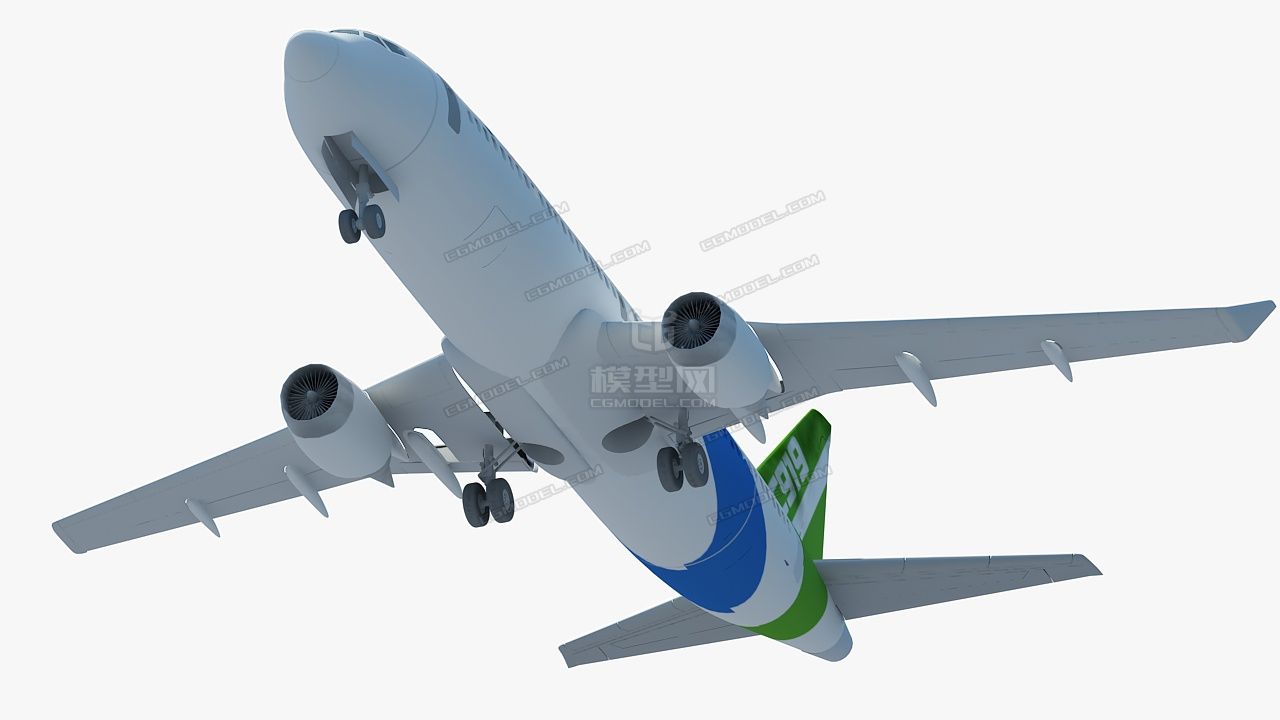 c919飞机 大型客机 飞机内饰