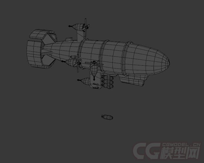 红警3 ra3 基洛夫 空中 飞艇 游戏模型 没贴图·中低模 军事模型