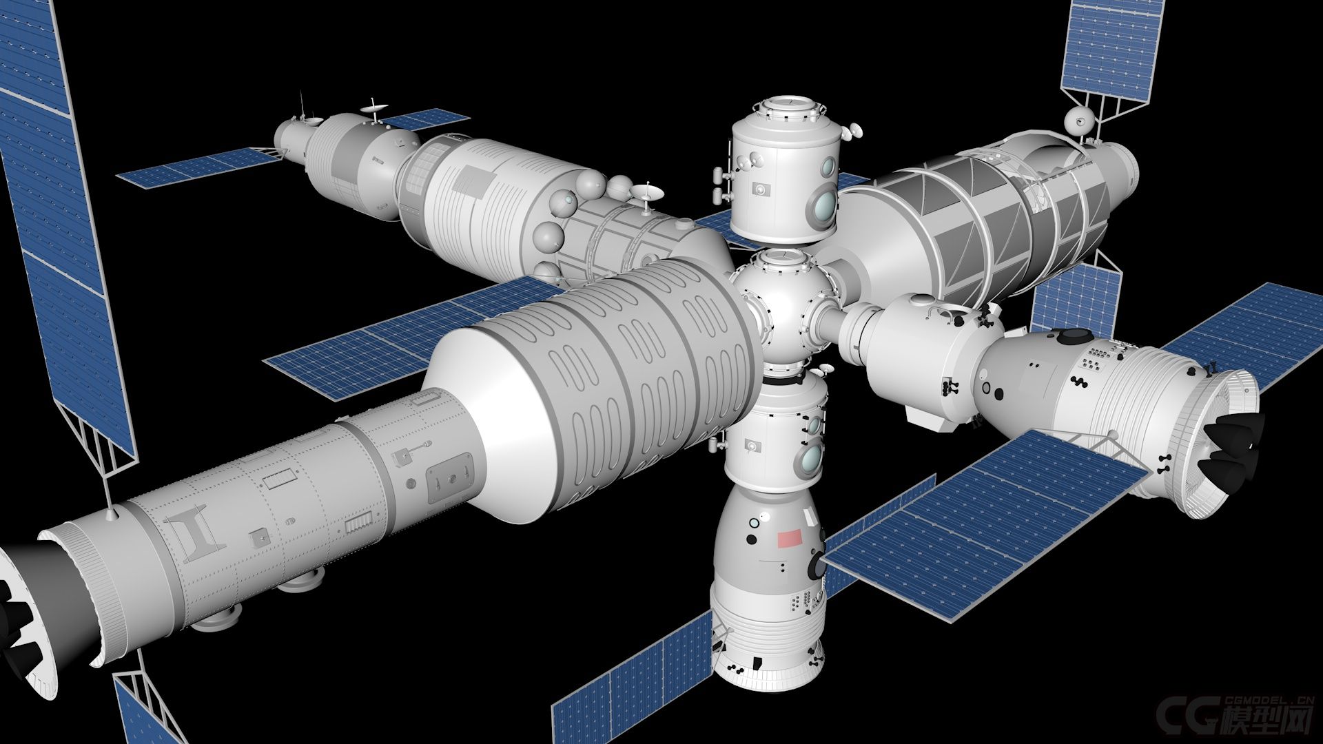 中国空间站 中国太空站 国际空间站 space station 神舟载人飞船 神州