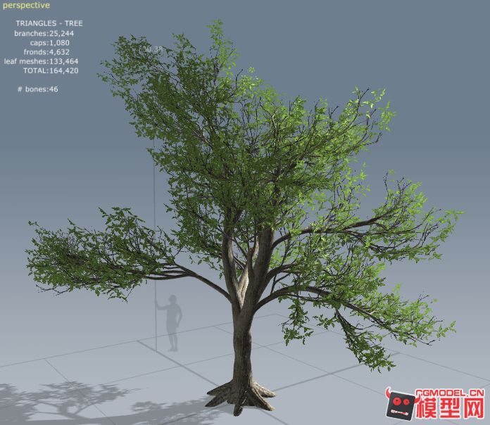 动画场景树模型带贴图