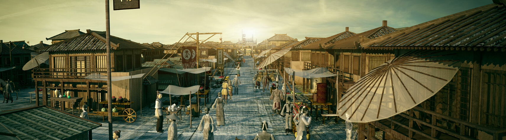 【精品场景】超大古代城市 古城 城市 周朝 夏朝