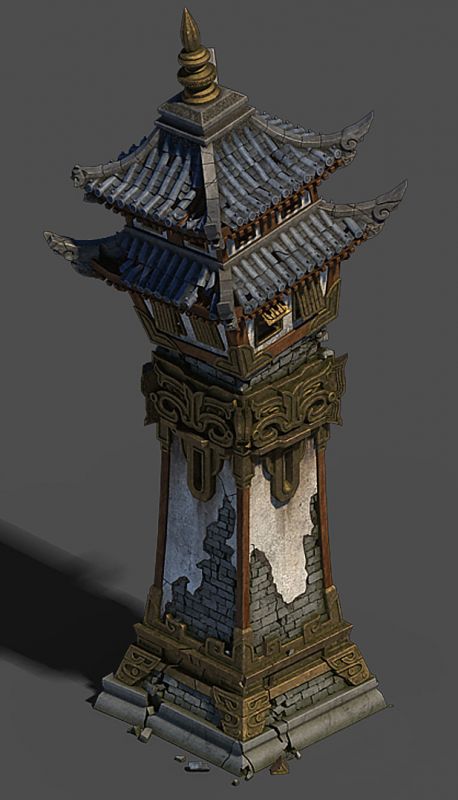 箭塔 防御塔 高精度模型