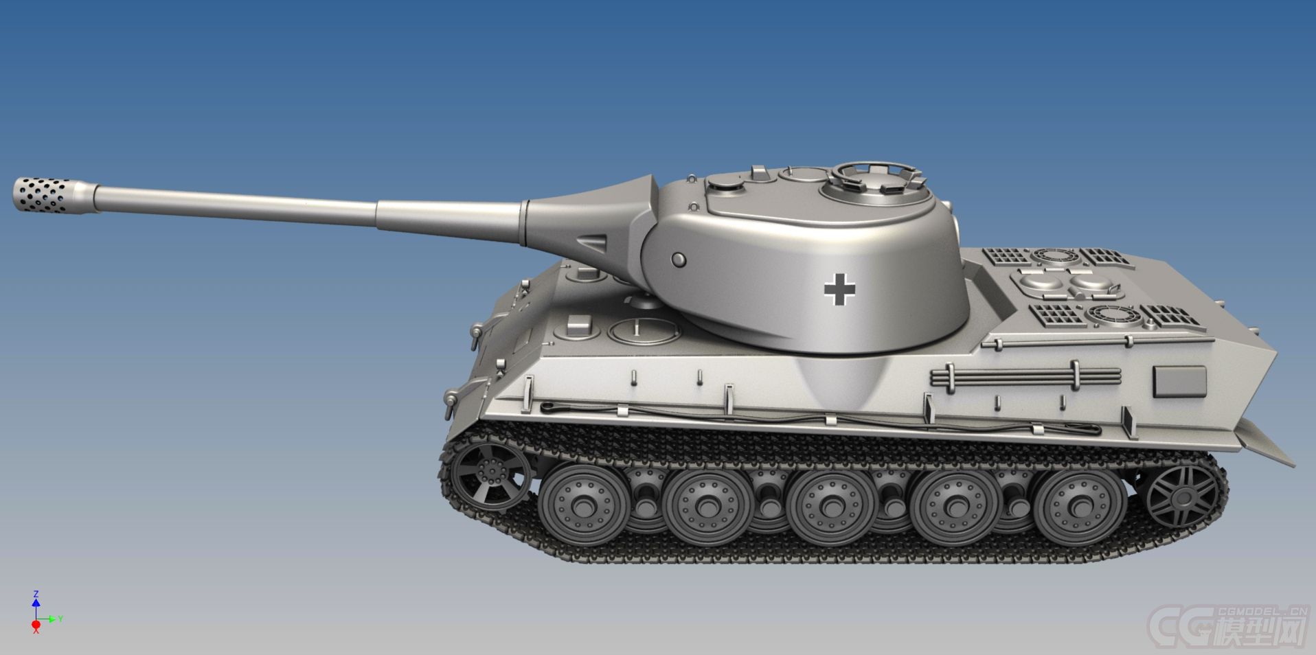 德国主战坦克3d模型,军事模型,武器,超帅气,超精细模型,提供多种三维