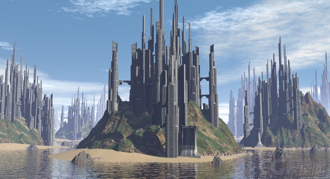 科幻城市系列之科幻城堡,未来城市