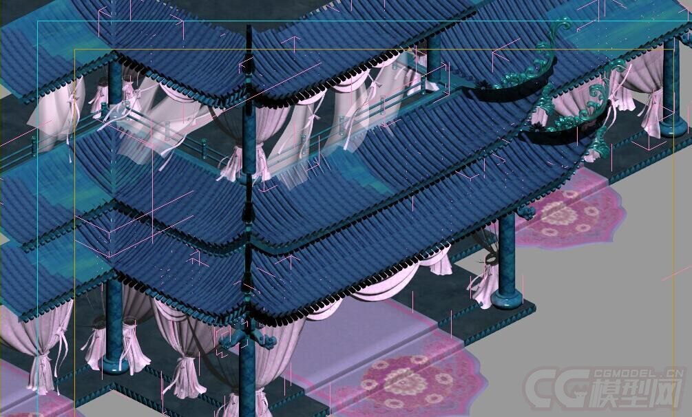 广寒宫_大大大大大师作品_场景自然场景_cg模型网