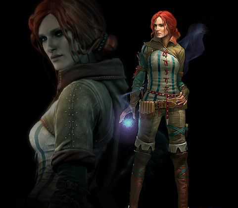 巫师2-刺客之王女主角@triss(女巫)t-pose