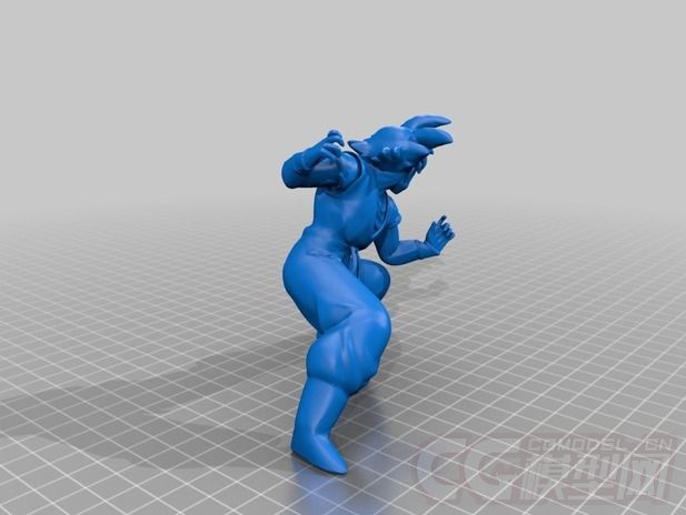 动漫人物 3D打印模型 STL格式-CG模型网(cgm