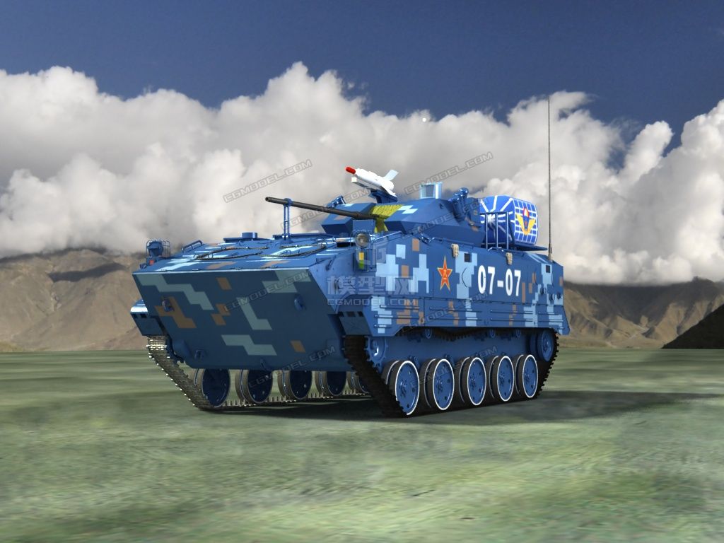 中国zbd03轻型伞兵步战车