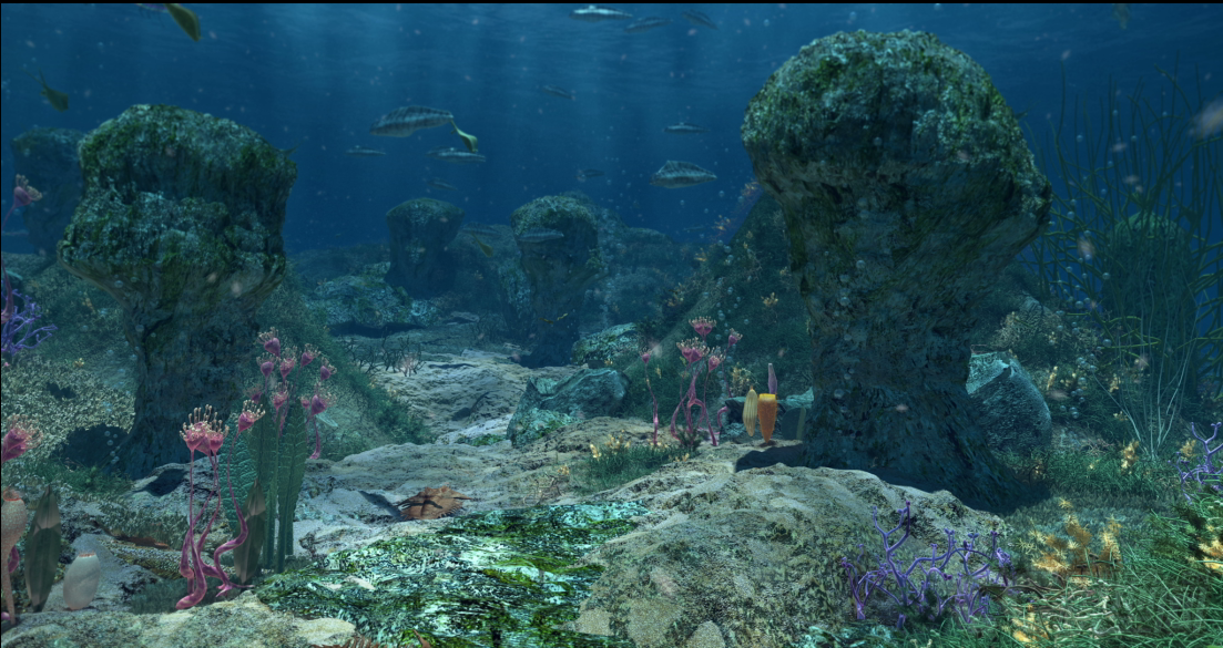 超写实海底场景(二十多种海洋动态生物和植物)