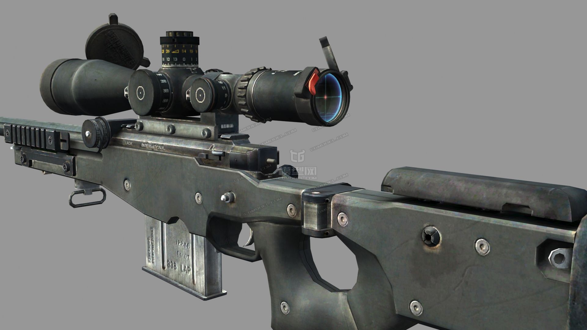 L115A3狙击步枪狙击枪-CG模型网(cg