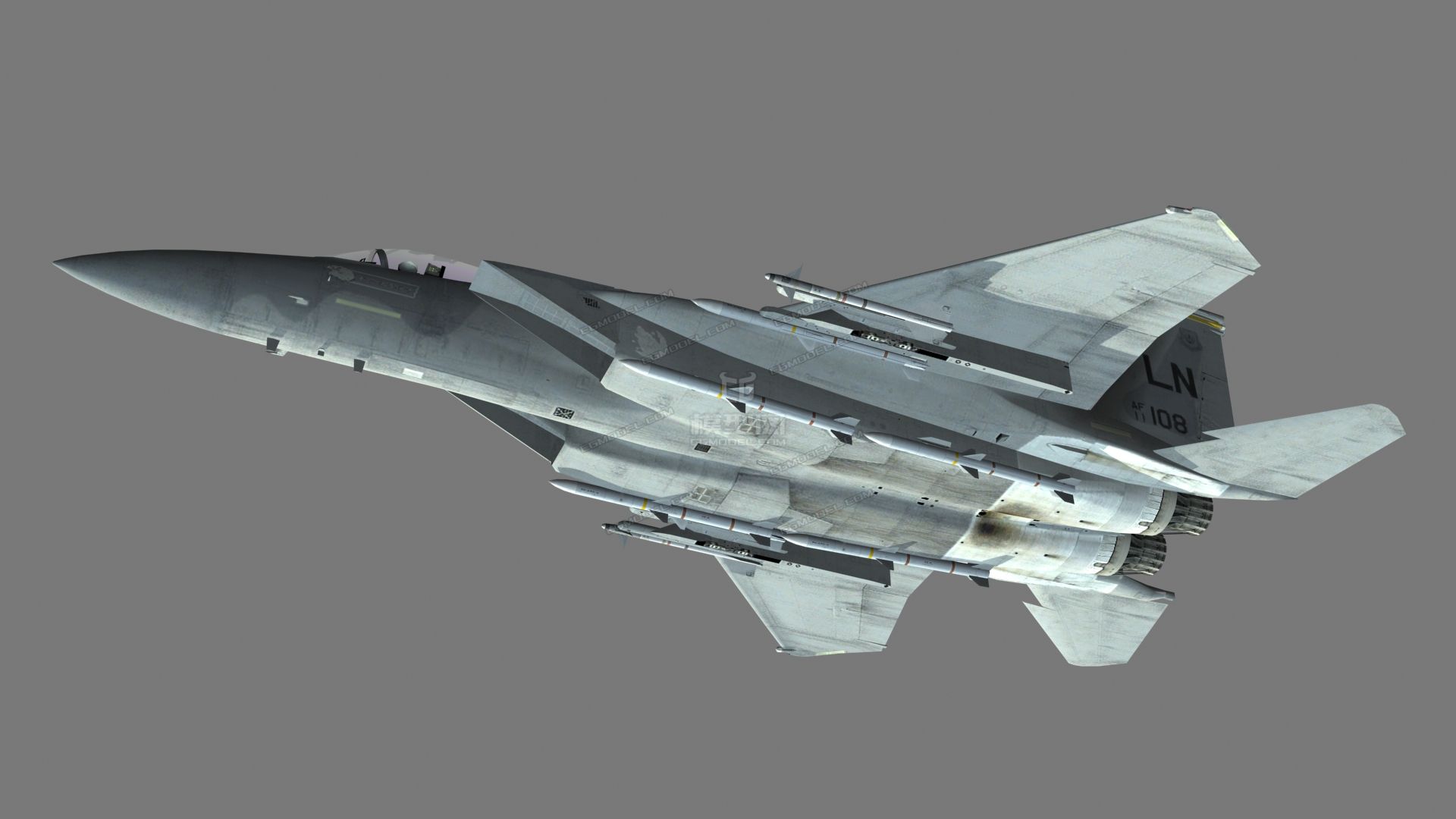美国空军f-15c鹰 f15c鹰战斗机单座战斗机