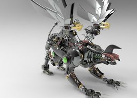“创意云杯”CG模型网第一届模型大赛 —机械怪兽