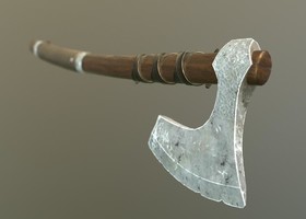 影视级 维京战斧 写实的 冷兵器 4K 次世代 游戏道具