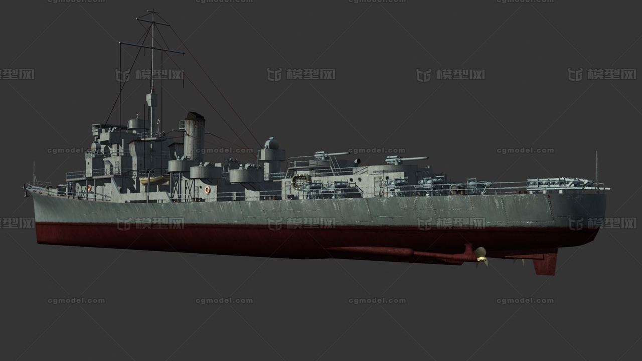 二战军舰驱逐舰美国太平洋舰队埃瓦茨级护航驱逐舰舰