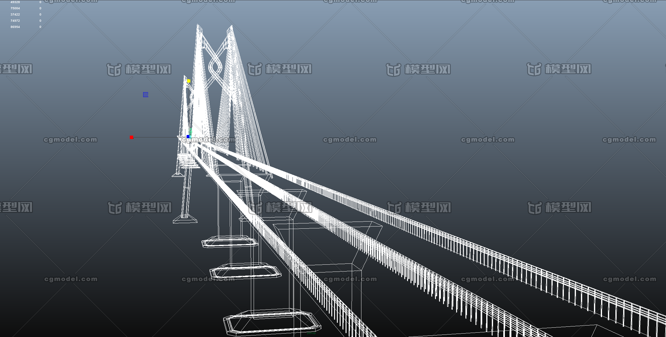 珠港澳大桥-cg模型网(cgmodel)-让设计更有价值!