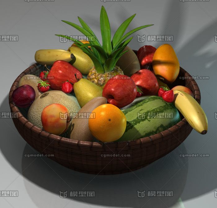 水果大全,果篮拼盘,切开的水果,猕猴桃,芒果,木