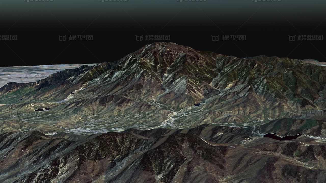 泰山3d模型