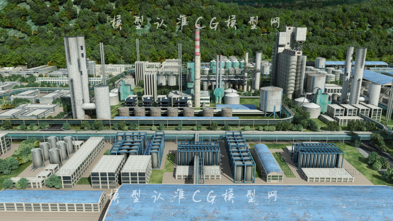 厂房 工业区 化工厂 新工业区 厂房区 鸟瞰厂房