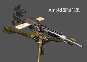 日本 92式重机枪 带材质贴图(影视级别)