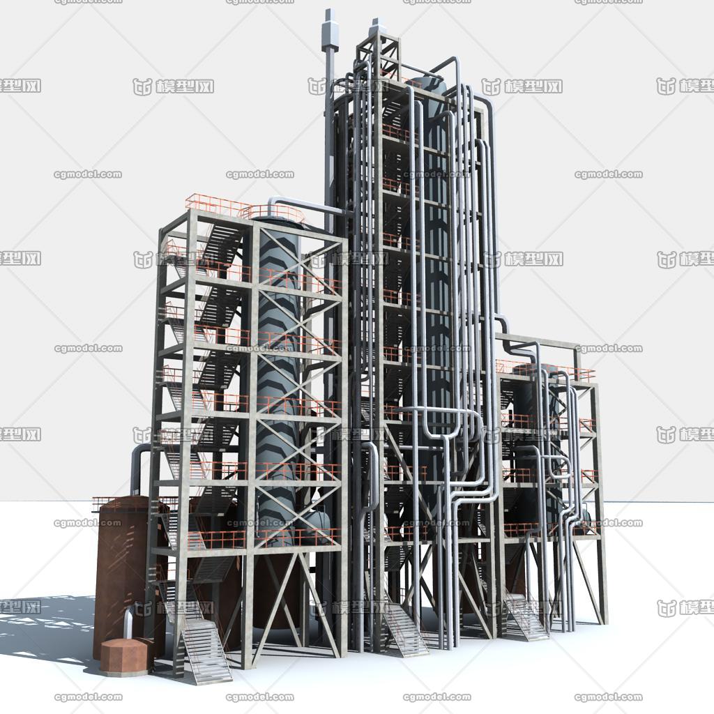 工业设备 煤化工_甲醇_气化炉_01_LP-CG模型